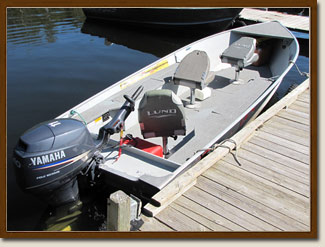 boat and motor rentals in Pickerel Arm Camp in Ontario