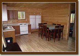 Keikewabik fly in hunting and fishing cabin in Ontario
