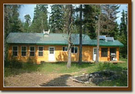 Springpole fly in hunting and fishing cabin in Ontario