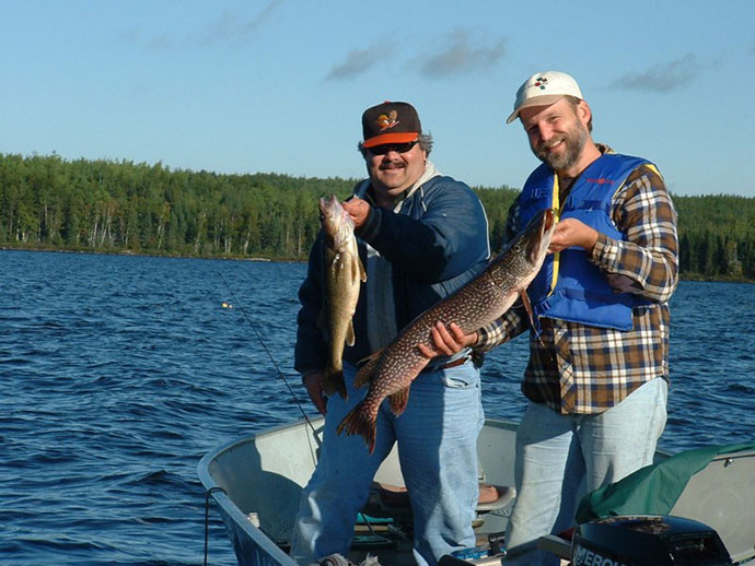 Outpost fishing in Northern Ontario, Canada