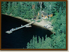 Wapesi Lake South Outpost by air