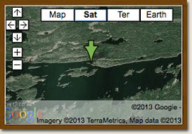 Click for Google Map of Kabikwabik Lake