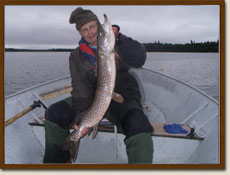 Fishing at Tuk Bay, Lac Seul, Canada