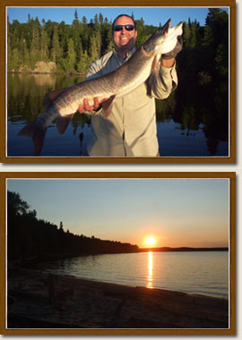 Walleye and pike fishing in Sioux Lookout, Ontario