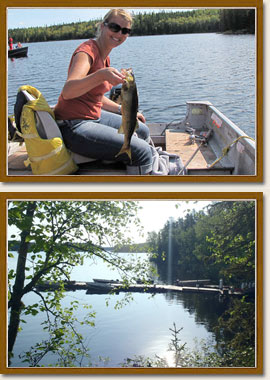 Walleye and pike fishing in Sioux Lookout, Ontario