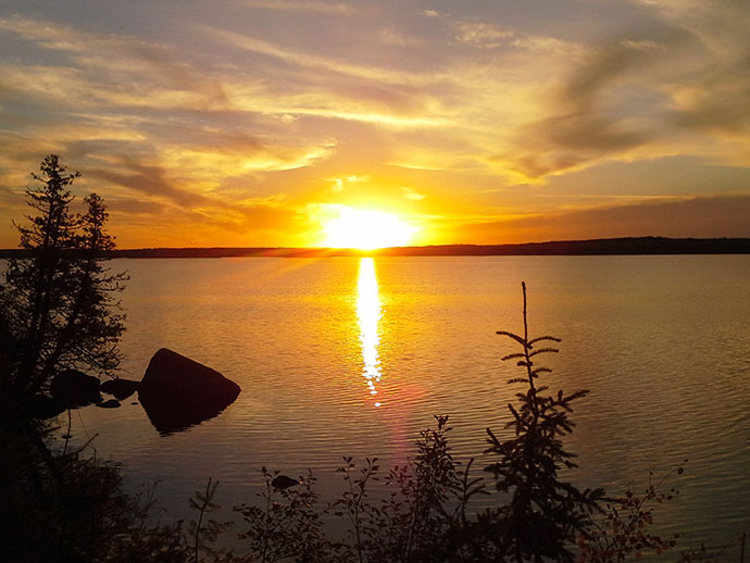 South Wapesi Lake Outpost in Northern Ontario, Canada